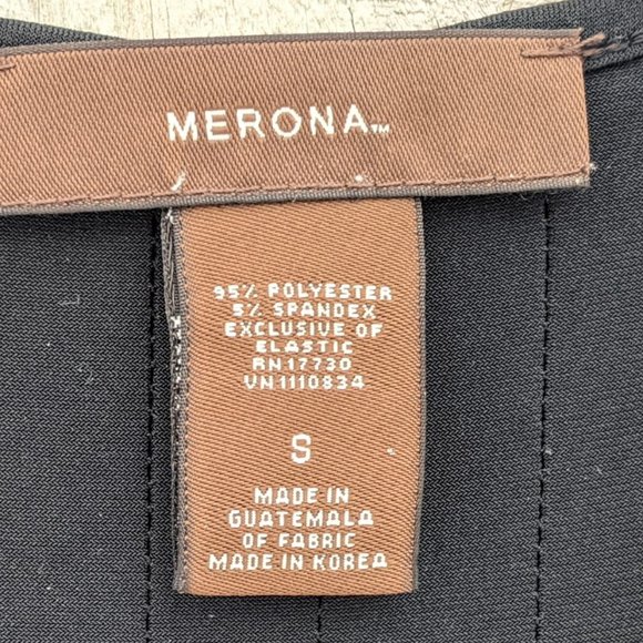 Merona Black Stretch Knit Knee-Length Dress - Picture 4 of 13